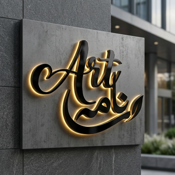 Custom 3D LED Backlit Letters Sign Board Branding